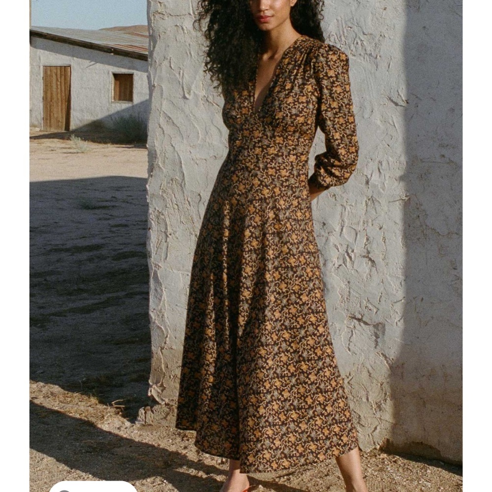 Doen Charleston Dress Neutre Jardin du Papillons Small